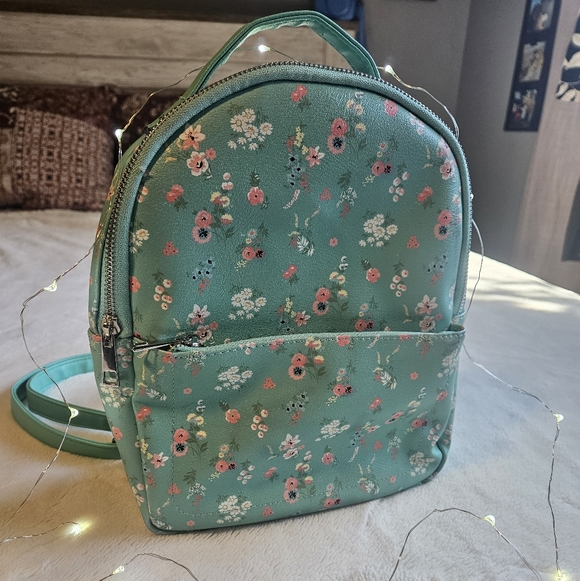 No Boundaries Handbags - Floral Mini Backpack Purse